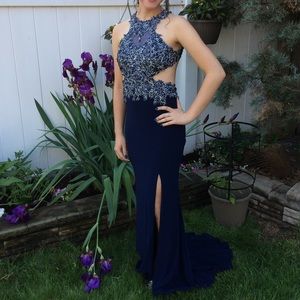 Navy Blue Prom/ Formal Dress